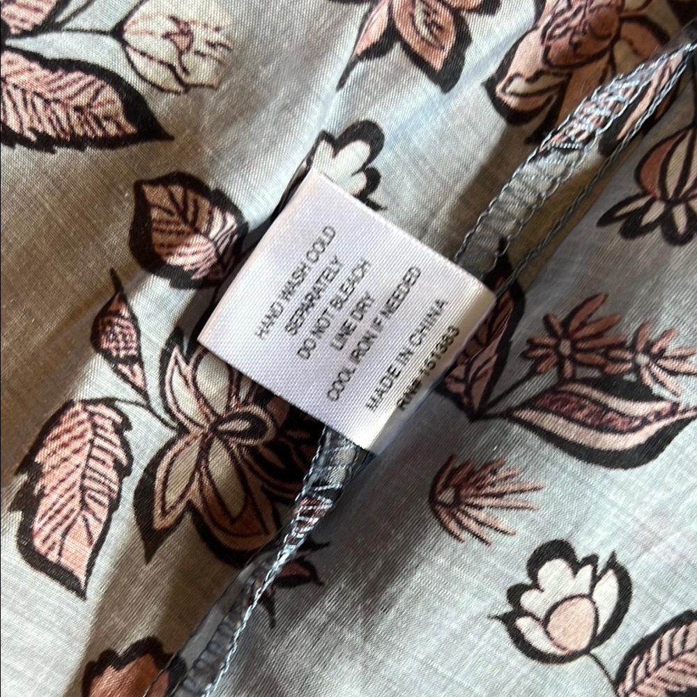 Anthropologie Current Air Blue Smocked Bubble Midi Skirt - Picture 3 of 7